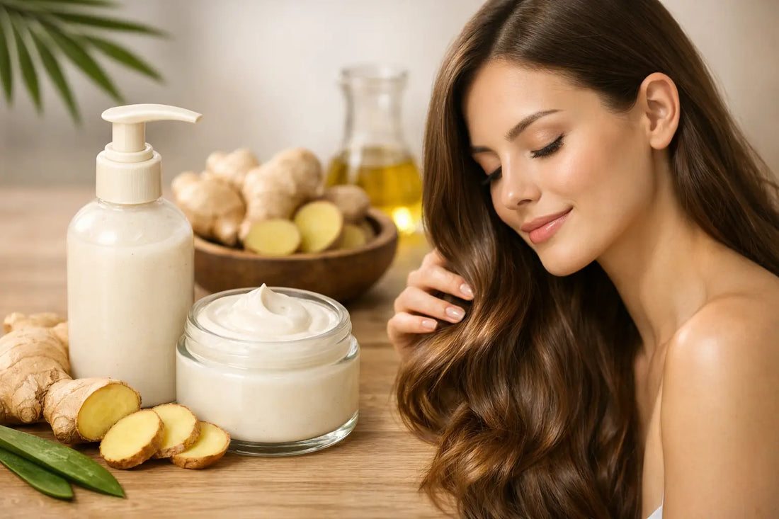 Ginger Root Conditioner for Stronger, Softer Hair